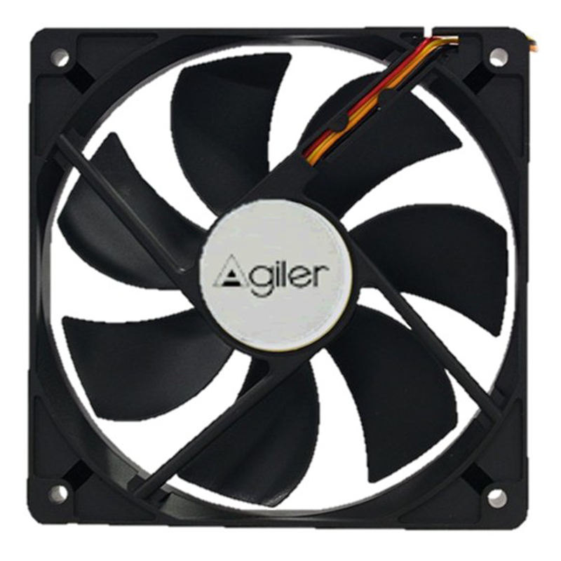 Agiler 80 mm X 80 mm Black CPU Case Fan-image