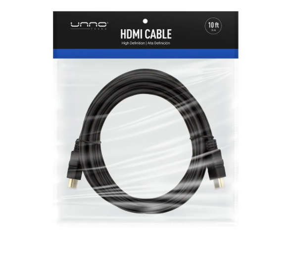 UNNO HDMI Cable 10ft HDMI V1.4-image