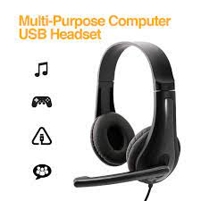 Argom Headset W/Mic USB Metro 78-image