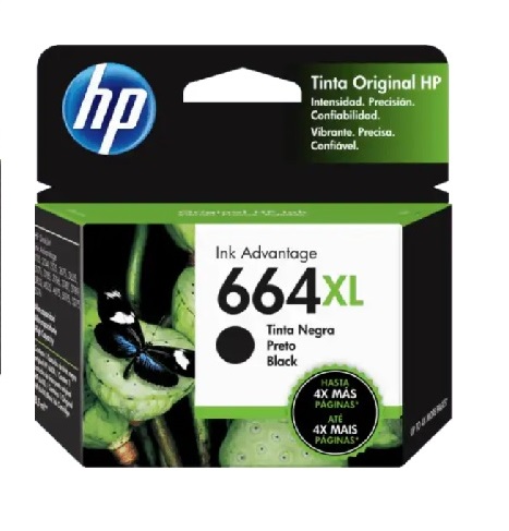 HP 664XL BLK (8.5ML) F6V31AL-image