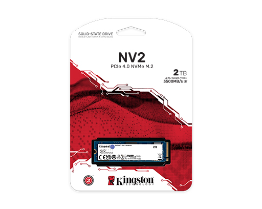 Kingston NV2 2TB M.2 2280 NVMe Internal SSD | PCIe 4.0 Gen 4x4 | Up to 3500 MB/s-image