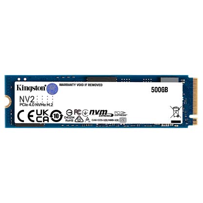 Kingston NV2 500G M.2 2280 NVMe | PCIe 4.0 Gen 4x4 | Up to 3500 MB/s | 500gb-image