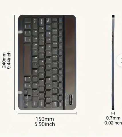 Ultra-Slim Bluetooth Keyboard Portable-image